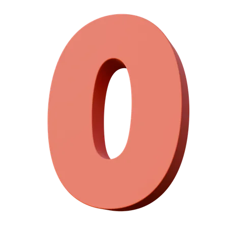 Buchstabe o  3D Icon