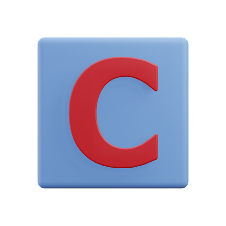 Buchstaben c  3D Icon