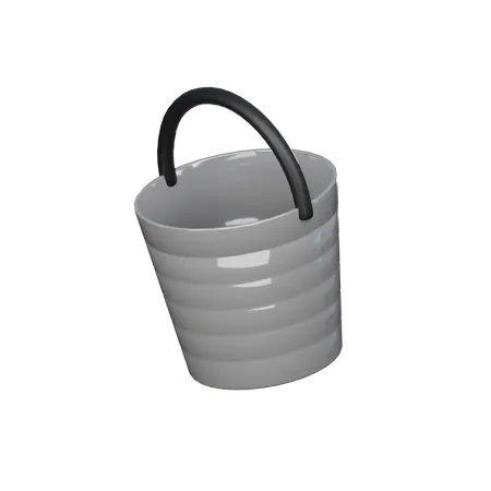 A Bucket 3 D Icon 3D Icon
