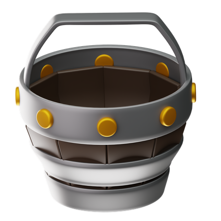 バケツ  3D Icon