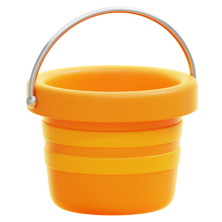 BUCKET  3D Icon