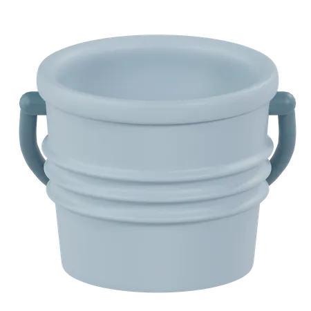 Bucket  3D Icon