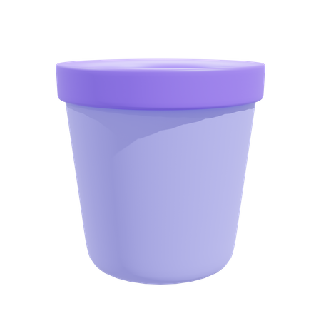 Bucket  3D Icon