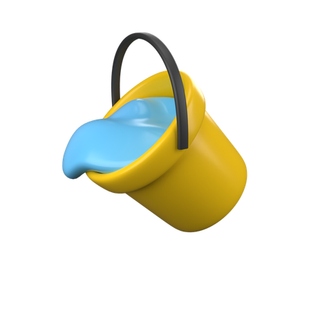 Bucket  3D Icon