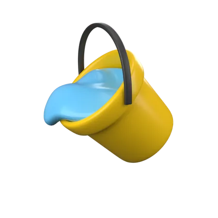 Bucket  3D Icon