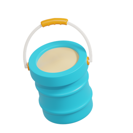 Bucket  3D Icon