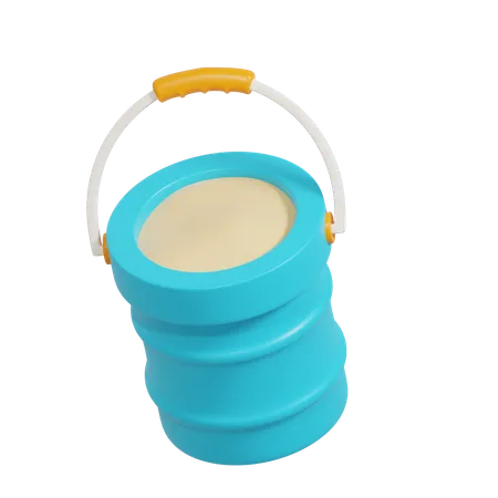 Bucket  3D Icon