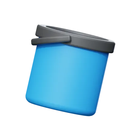 Bucket  3D Icon