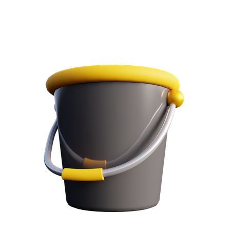 Bucket  3D Icon