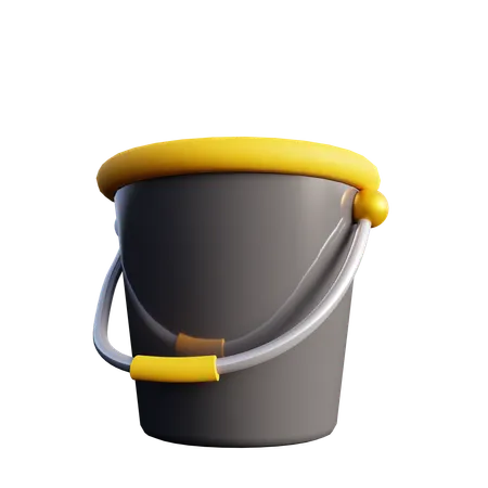 Bucket  3D Icon