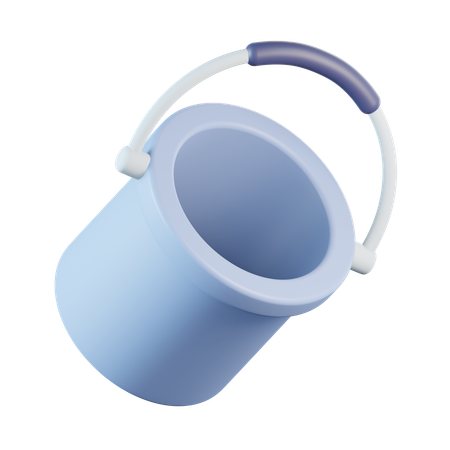 Bucket  3D Icon