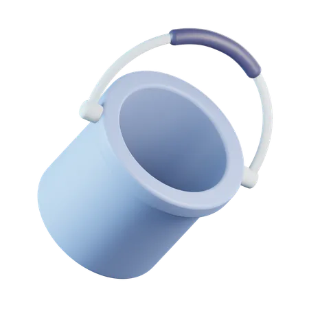 Bucket  3D Icon