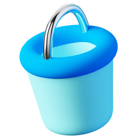 Bucket  3D Icon