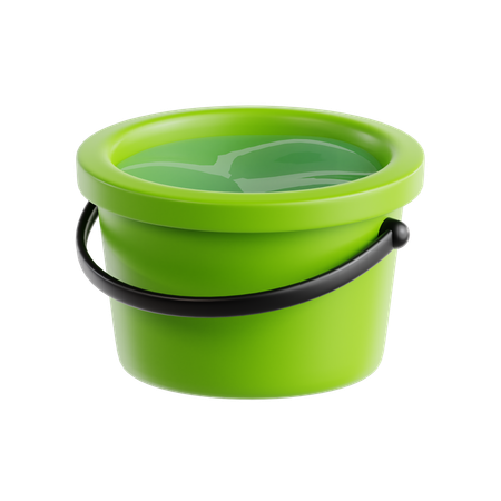 Bucket  3D Icon