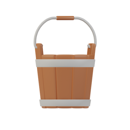 Bucket  3D Icon