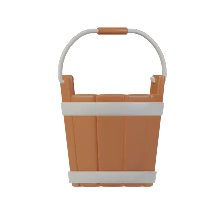 Bucket  3D Icon