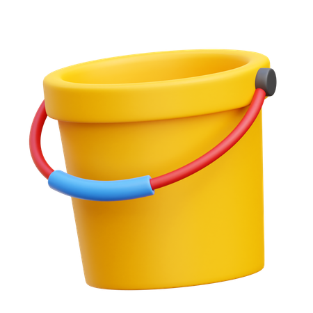 Bucket  3D Icon