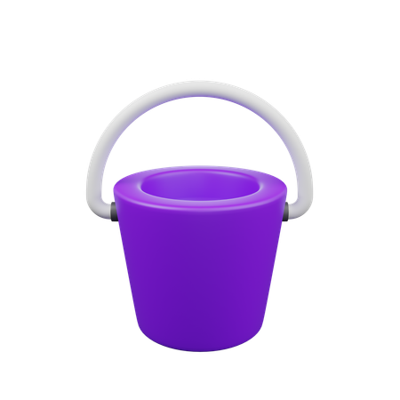 Bucket  3D Icon