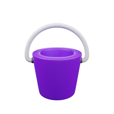 Bucket  3D Icon