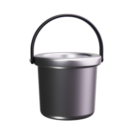 Bucket  3D Icon