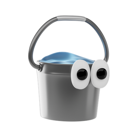 Bucket  3D Icon