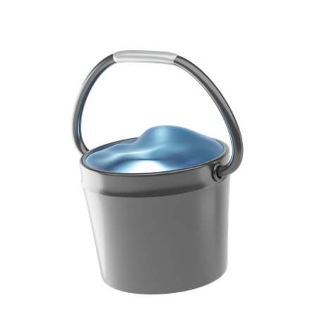 Bucket  3D Icon