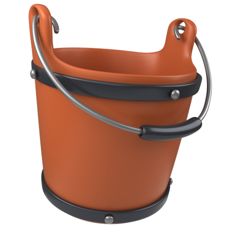 Bucket  3D Icon