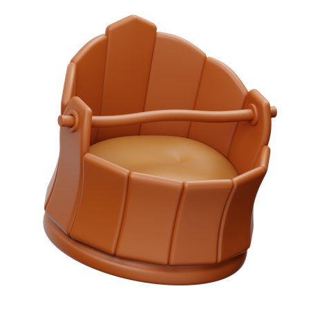 Bucket  3D Icon