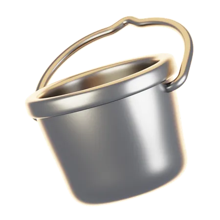 Bucket  3D Icon