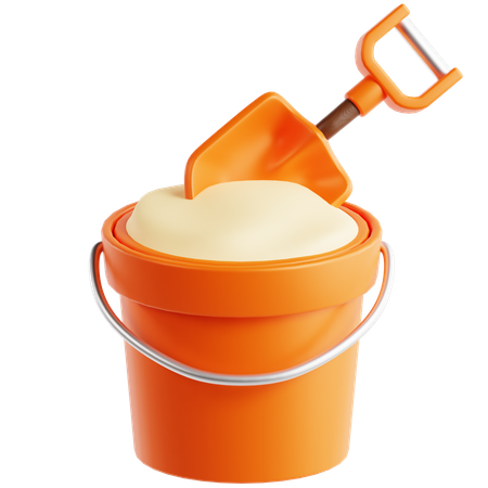 Bucket  3D Icon