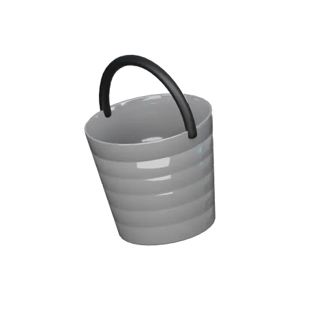 Bucket  3D Icon