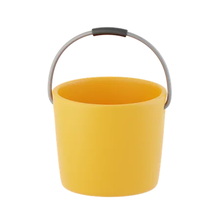 Bucket  3D Icon