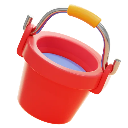 BUCKET  3D Icon