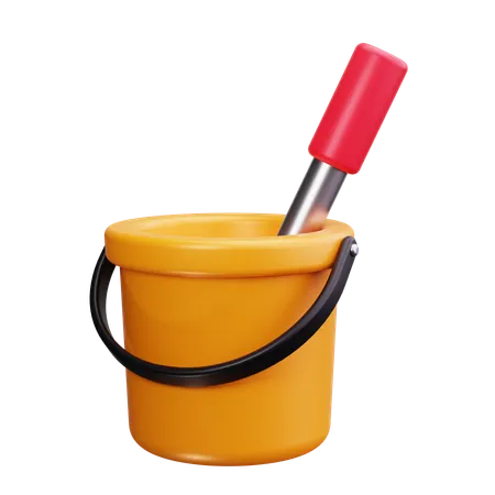 Bucket  3D Icon