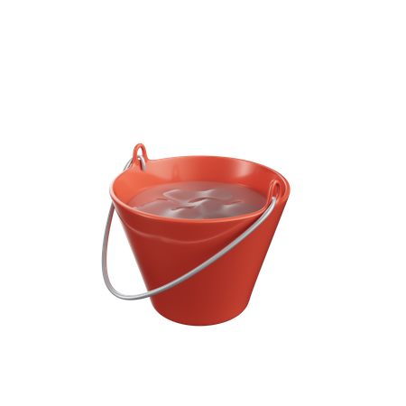 Bucket  3D Icon