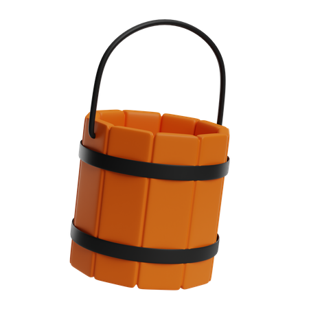 Bucket  3D Icon