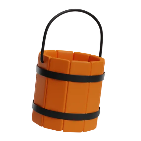 Bucket  3D Icon