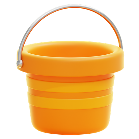 BUCKET  3D Icon