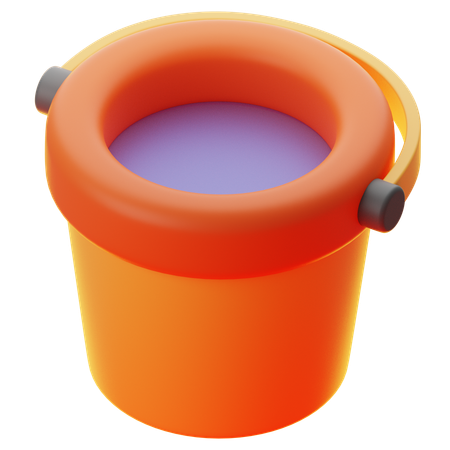 BUCKET  3D Icon