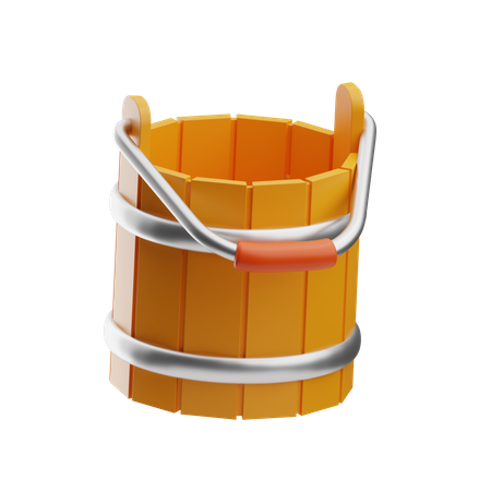 Bucket  3D Icon