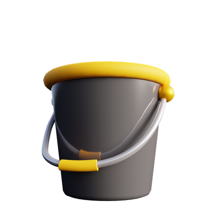Bucket  3D Icon