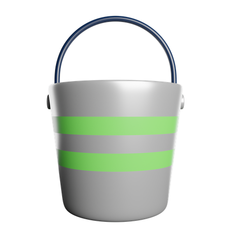 Bucket  3D Icon