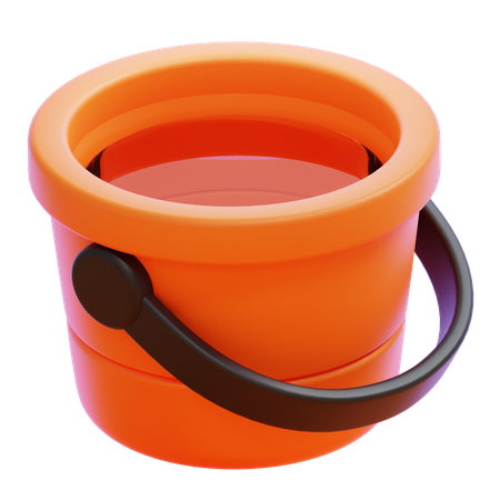 BUCKET  3D Icon