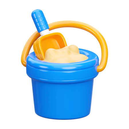 Bucket  3D Icon