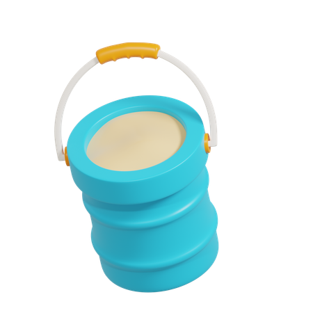 Bucket  3D Icon