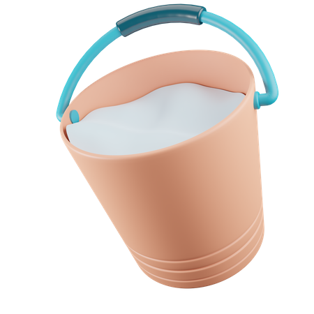 Bucket  3D Illustration