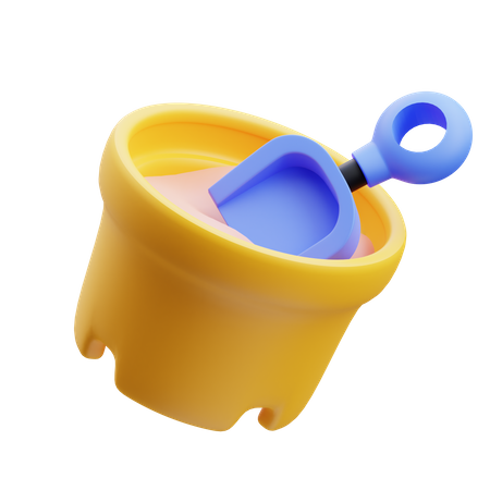 Bucket  3D Icon