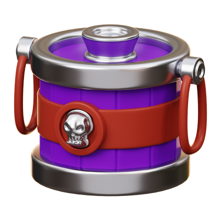 Bucket Candies  3D Icon