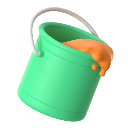 Bucket paint  3D Icon