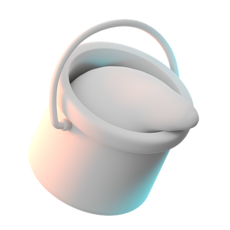 Bucket Paint  3D Icon